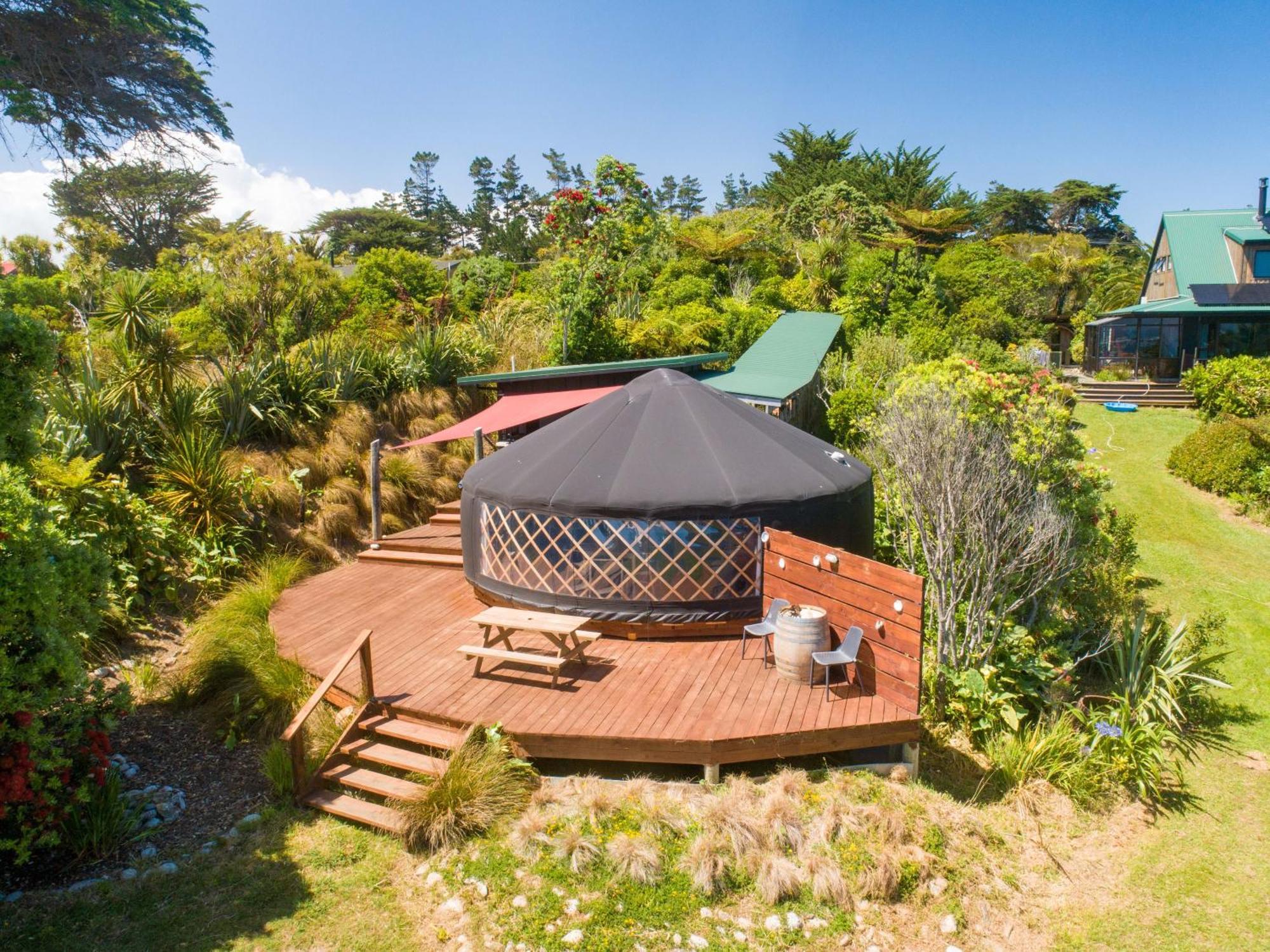 מלון Cape Foulwind The Hole In The Rock Yurt מראה חיצוני תמונה
